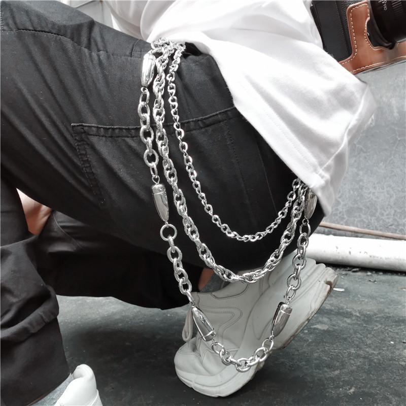 Badass Men's Brass Pants Chain Jeans Chain Jean Chain Punk Fashion Gol –  iwalletsmen