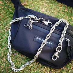Badass Fashion Mens Long Stainless steel Key Chain Pants Chain Wallet Chain For Men