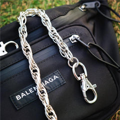 Badass Fashion Mens Long Stainless steel Key Chain Pants Chain Wallet Chain For Men