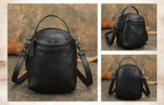Best Brown Leather Womens Phone Shoulder Bag Small Handmade Handbag Purse for Ladies