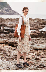Best Brown Leather Womens Vertical Totes Handbag Handmade Vintage Tote Shoulder Purse for Ladies