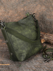 Best Brown Leather Womens Vintage Tote Handbag - Chain Detail