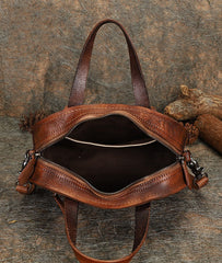Best Leather Womens Vintage Handbag Handmade Crossbody - Closure Detail