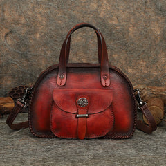 Best Leather Womens Vintage Handbag Handmade Crossbody - Lifestyle View