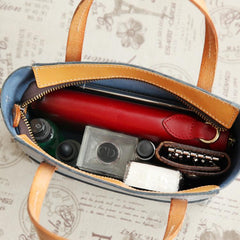 Leather Zip Women's Satchel Handbags Purse - Annie Jewel