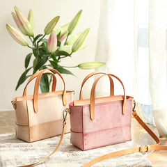 Leather Zip Women's Satchel Handbags Purse - Annie Jewel