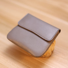 Brown Cute Women Leather Card Wallet Mini Coin Wallets Slim Brown Card Holder Wallets For Women