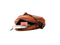 Cool Black Leather Men Small Square Side Bags Tan Fashion Messenger Bag Postman Bag For Men