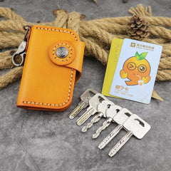 Handmade Leather Key Case Key Wallet Men's Key Holders Car Key Holder Card Holder For Men