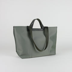 Light Green Womens Nylon Handbag Totes Light Green Womens Nylon Leather Shoulder Tote Purse for Ladies