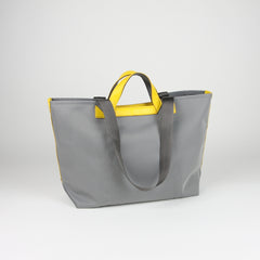 Light Gray Womens Nylon Handbag Totes Light Gray Womens Nylon Leather Shoulder Tote Purse for Ladies