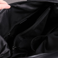 Womens Nylon Leather Shoulder Handbags Womens Black Nylon Totes Purse Nylon Handbag Purse for Ladies