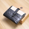 Black&Pink Cute Women Leather Slim Wallet Card Wallet Mini Billfold Wallets Slim Pink Card Holder Wallets For Women