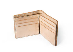 White Handmade Leather Bifold Mens Snakeskin billfold Wallet Bifold Small Wallet For Men