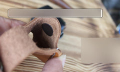 Mens Black Leather Standard Zippo Lighter Cases Handmade Tan Zippo Lighter Holder with Belt Loop