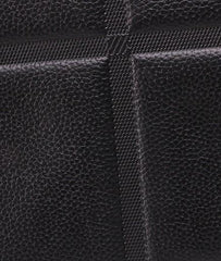 Black Mens Leather Slim Zipper Clutch Wristlet Purse Bag Clutch Bag For Men