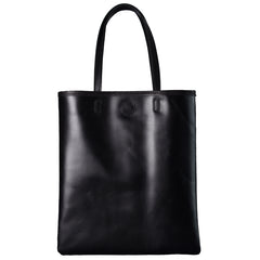 Black Women Small Leather Tote Bag For Women