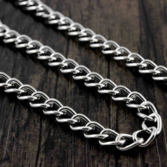COOL SILVER STAINLESS STEEL MENS PANTS CHAINs WALLET CHAIN BIKER WALLET CHAIN FOR MEN
