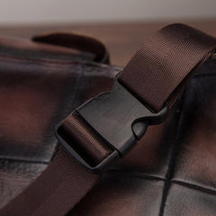 Leather Men Belt Pouch Thigh Bag Drop - Full Wallet Front