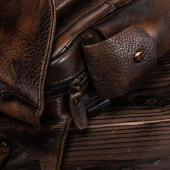 Leather Men Belt Pouch Thigh Bag Drop - Studio View