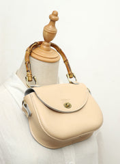 Off-White LEATHER Small Cute HandBag WOMEN SHOULDER BAG Saddle Crossbody Purse FOR WOMEN