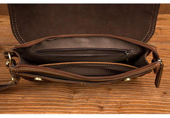 Cool Brown Mens long Wallet Wristlet Bag Clutch Wallet Envelope Wallet Mobile Bag for Men