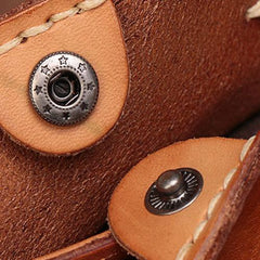 Small Brown Womens Leather Tote Handbag Tote Shoulder Bag Side Bag Purse for Ladies