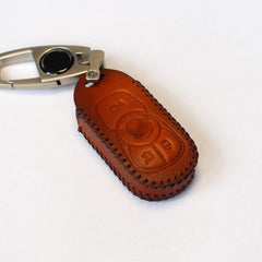 Handmade Brown Leather BUICK ENVISION Mens Car Key Case ENVISION Car Key Holder