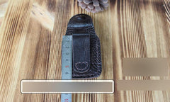 Mens Coffee Handmade Leather Classic Zippo Lighter Cases Zippo Lighter Holder with Belt Loop