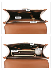 Brown LEATHER WOMEN Saddle SHOULDER BAG FOR WOMEN