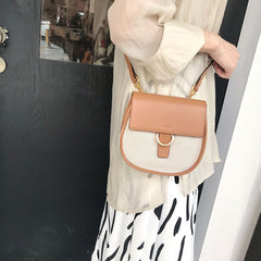Brown LEATHER WOMEN Saddle SHOULDER BAG FOR WOMEN