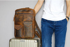 Cool Brown Leather Mens 14