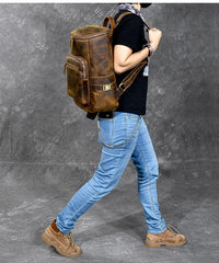 Brown Leather Men 14