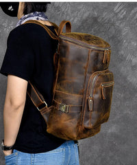 Brown Leather Men 14