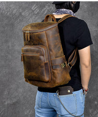 Brown Leather Men 14