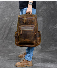 Brown Leather Men 14