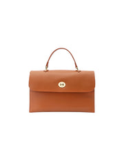 Brown Leather Women Handbag Shoulder Bag Work Bag For Women