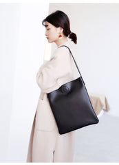 Brown Leather Womens Tote Bag Purse Shoulder Bag For Women