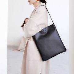 Brown Leather Womens Tote Bag Purse Shoulder Bag For Women