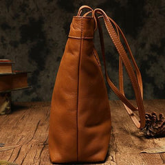 Large Brown Leather Tote Bag Womens Shoulder Brown Shopper Tote Handbag Purse