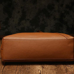 Large Brown Leather Tote Bag Womens Shoulder Brown Shopper Tote Handbag Purse