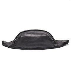 Brown MENS LEATHER 8 inches FANNY PACK Black Chest Bag BUMBAG Bag WAIST Bag For Men
