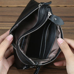 CASUAL MENS LEATHER SLIM ZIPPER CLUTCH WALLET PURSE BAG CLUTCH BAG CAR KEY CASE FOR MEN