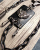 silver biker trucker punk key hook wallet Chain for chain wallet biker wallet trucker wallet