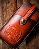 Handmade tooled 5.5 inch carved leather phone case iphone 6s 7s phone case - EverHandmade