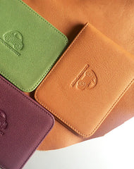 Genuine Leather Cute billfold Slim Wallet License Card Holder Wallet Purse For Women Girl