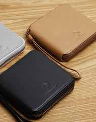 Genuine Leather Cute billfold Slim Zipper Wallet Card Holder Wallet Purse For Women Girl