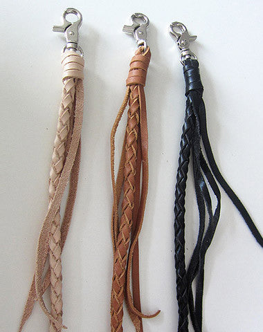 Handmade leather braided wallet Chain for chain wallet biker wallet trucker wallet