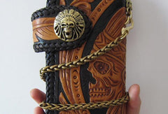 Brass biker trucker dragon hook wallet Chain for chain wallet biker wallet trucker wallets - EverHandmade