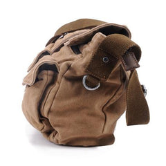 Canvas Black Mens 10 inches Postman Bag Canvas Messenger Bags Khaki Courier Bag For Men
